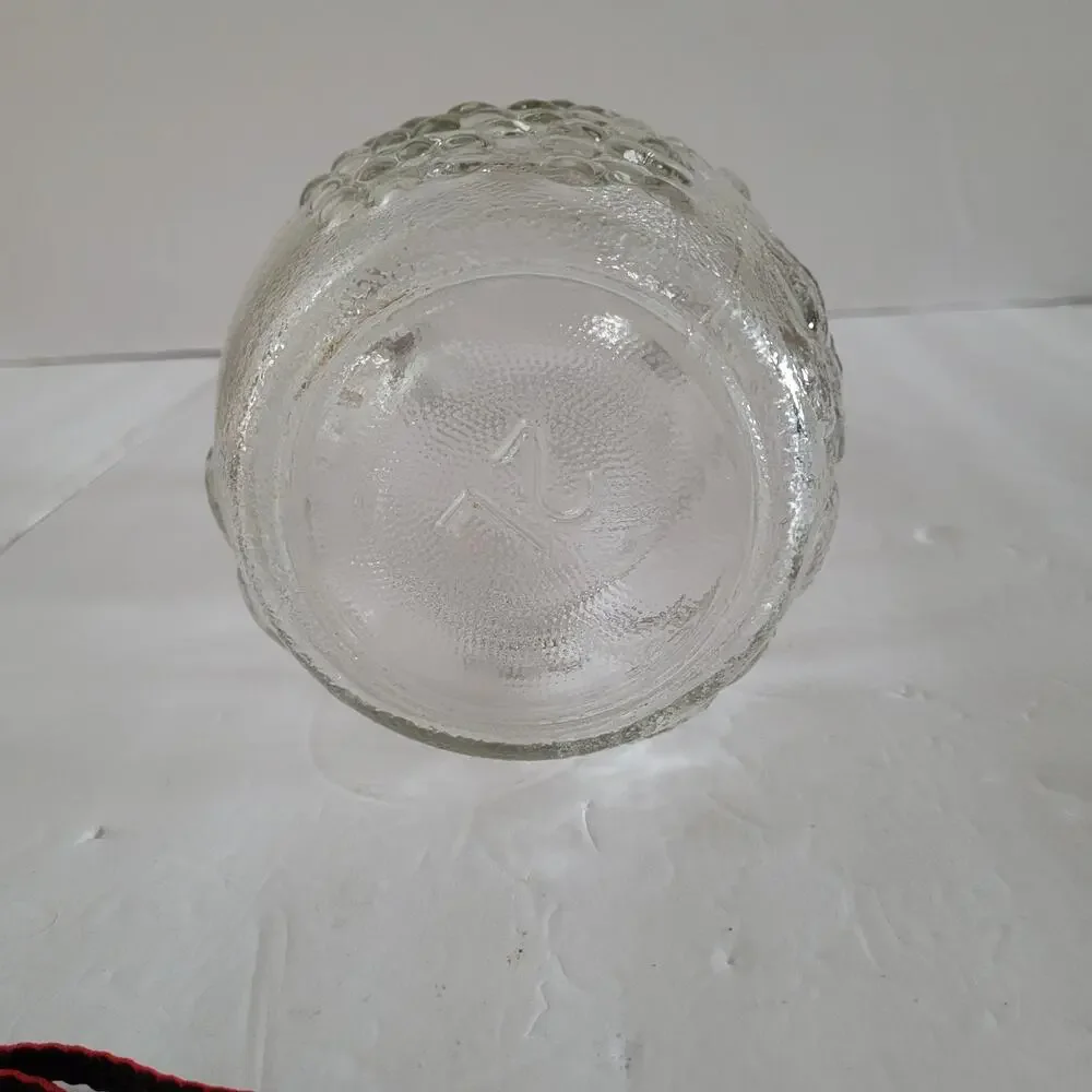 Vintage Fruit Texture Glass Jar - 9x4 inches